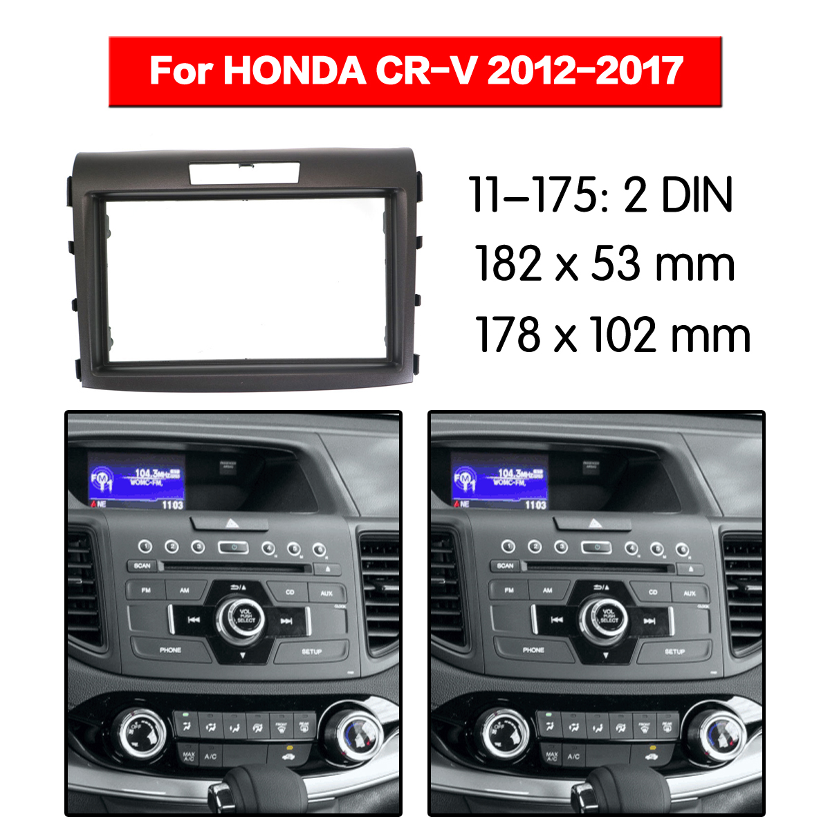 Car Accessories Kit - For HONDA CR-V 2012-2017 car model