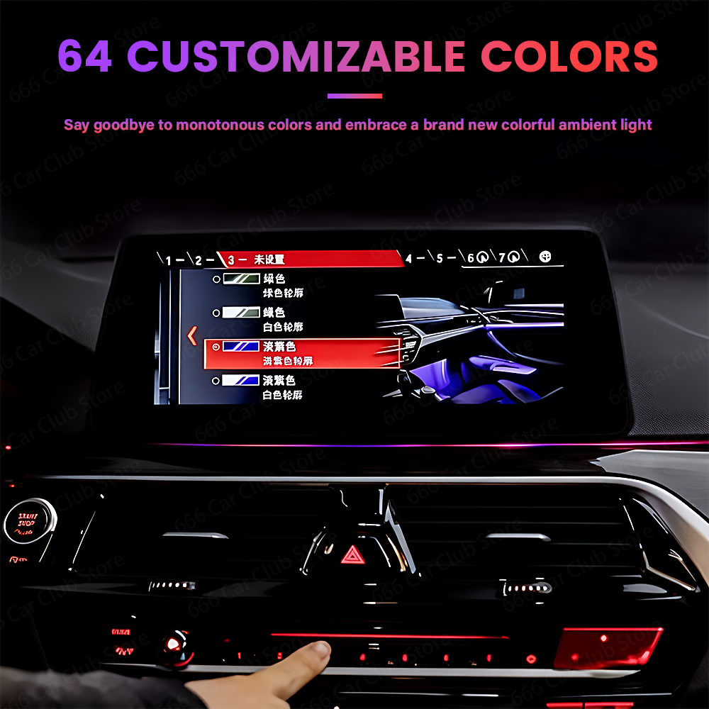 Upgrade 11 Colors to 64 Colors - Led Interior Ambient Light avaliação e preço