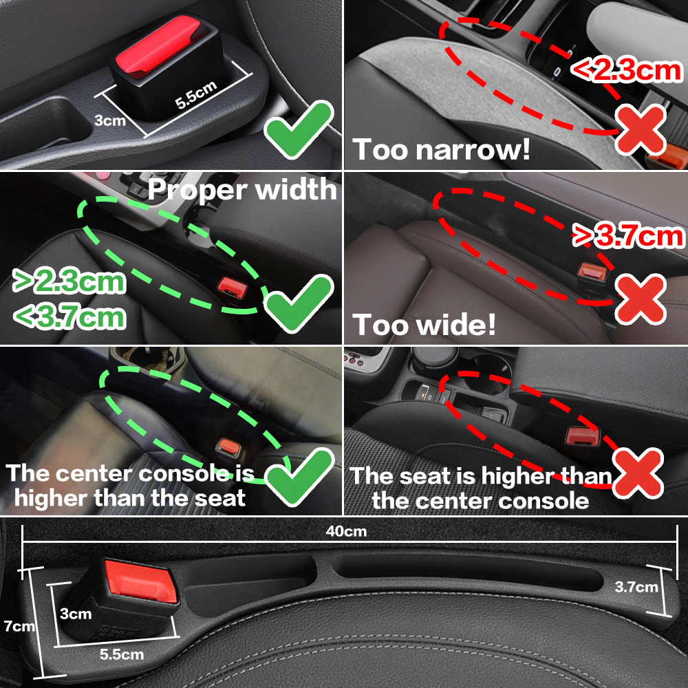 2X Car Seat Gap Filler Between - Car Accessories Papar avaliação e preço