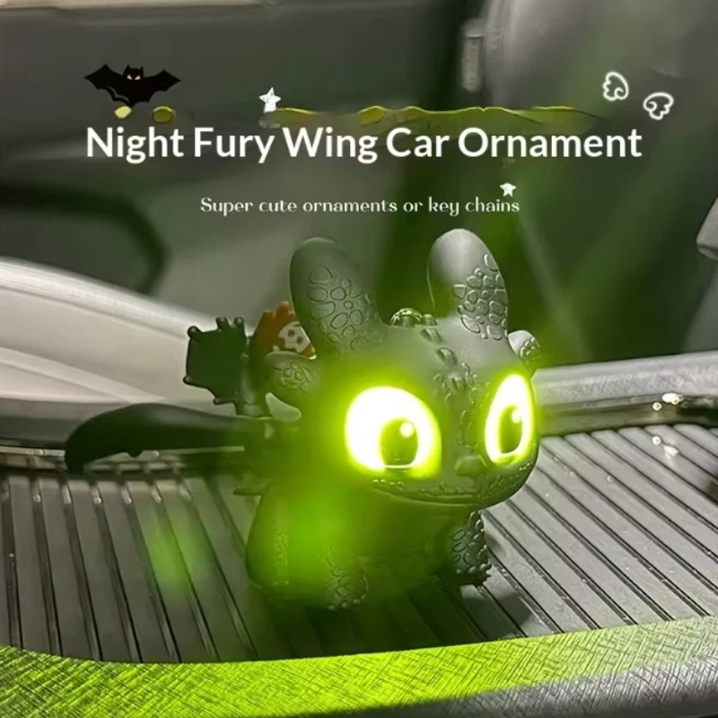 Genuine Cute Glowing Toothless - Car Accessories Kit avaliação e preço