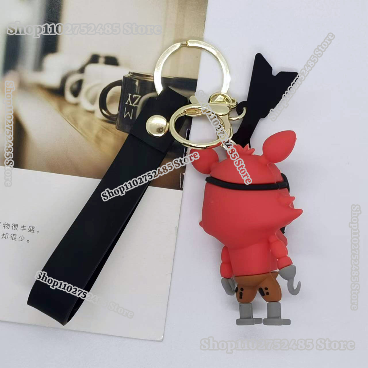5pcs Cartoon Anime FNAF Figure - Car Accessories Papar avaliação e preço