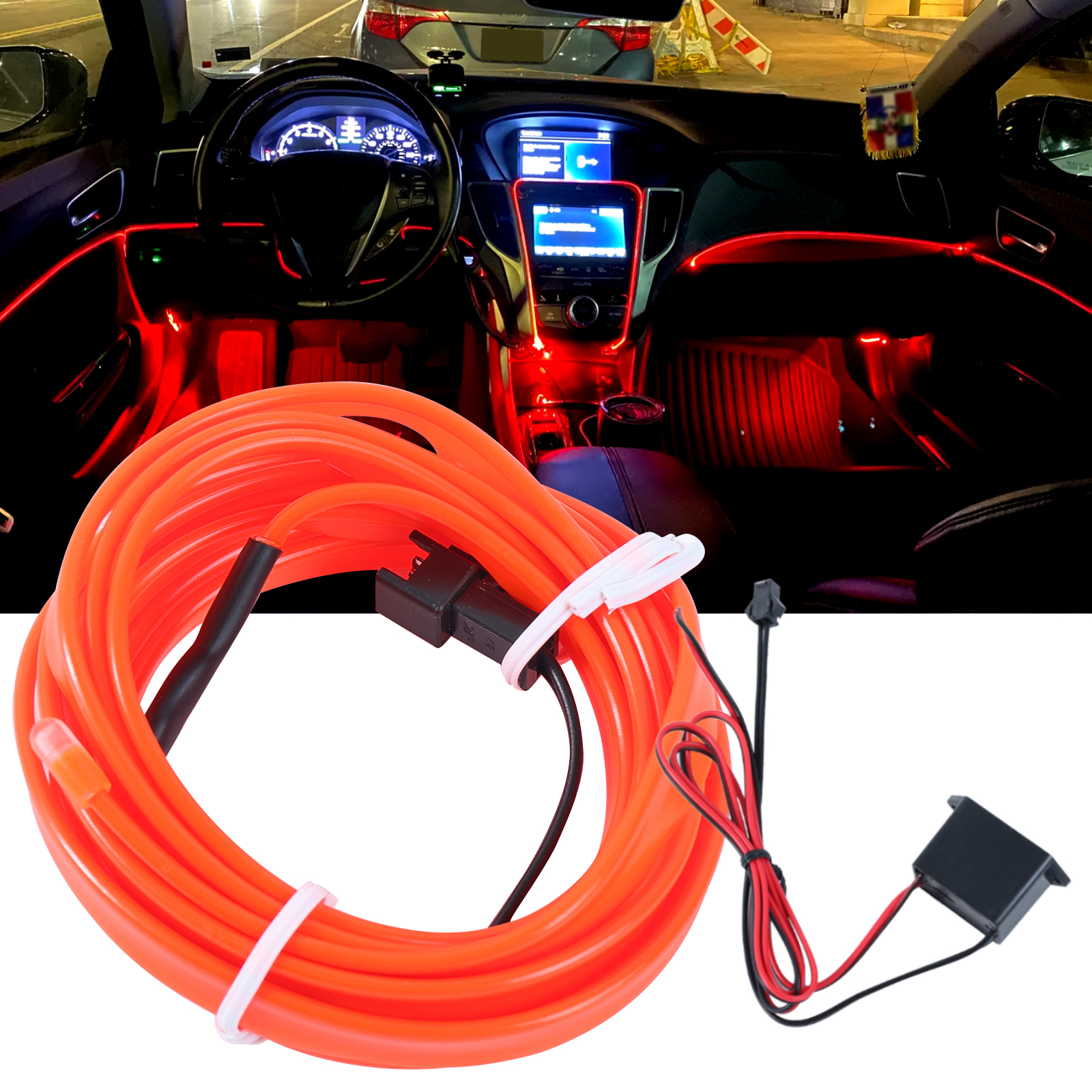 Car Interior Strip Light Ambie - Led Interior Ambient Light avaliação e preço