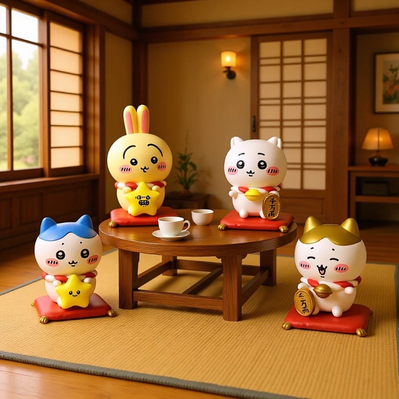 Kawaii CKW Lucky Cat Figurine  - Car Accessories Kit avaliação e preço