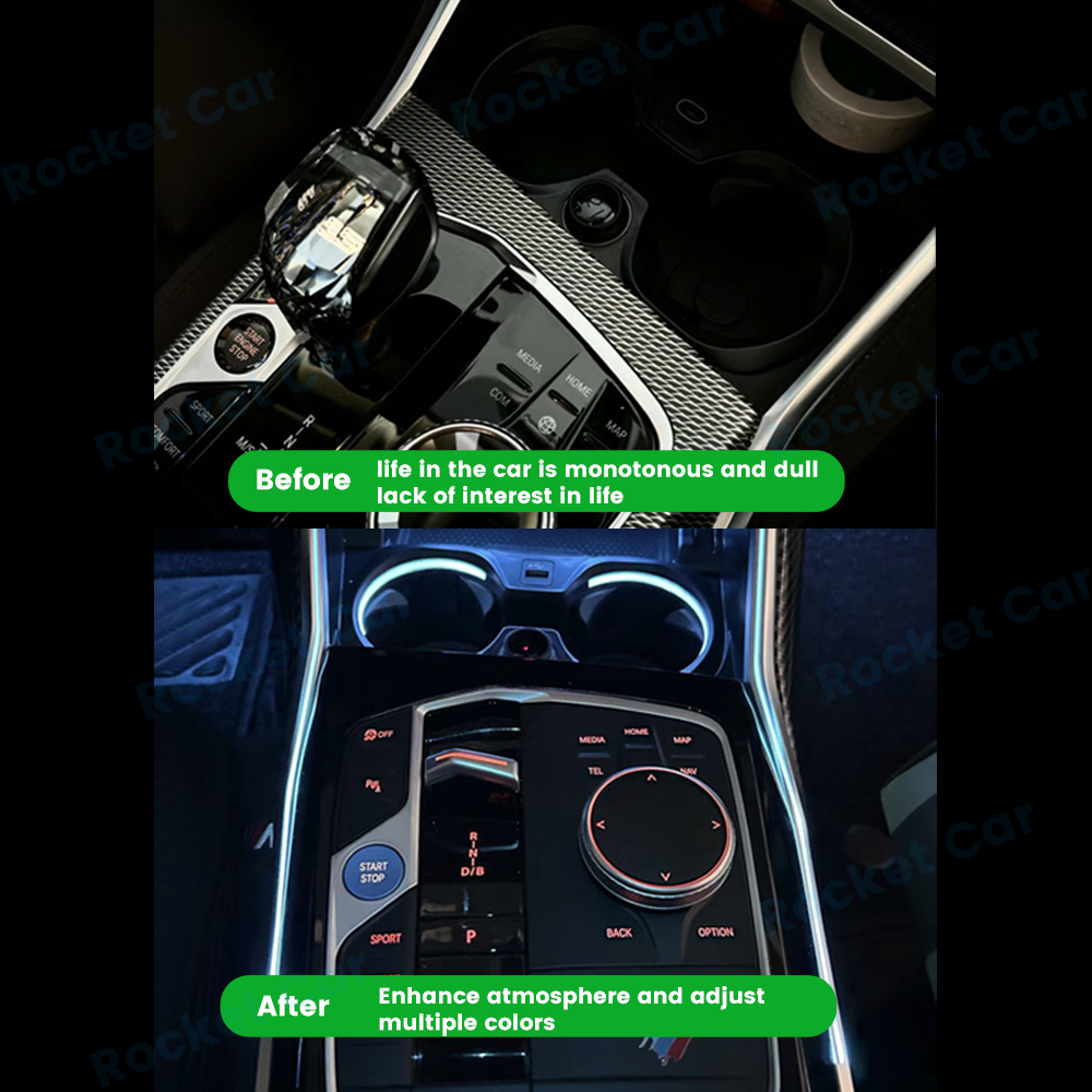 LED 11 Colors Decorative Ambie - Car Accessories Light avaliação e preço