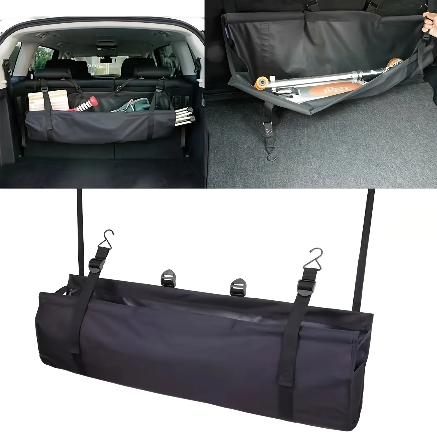 Adjustable Car Trunk Organizer - Car Cargo Net Trunk avaliação e preço