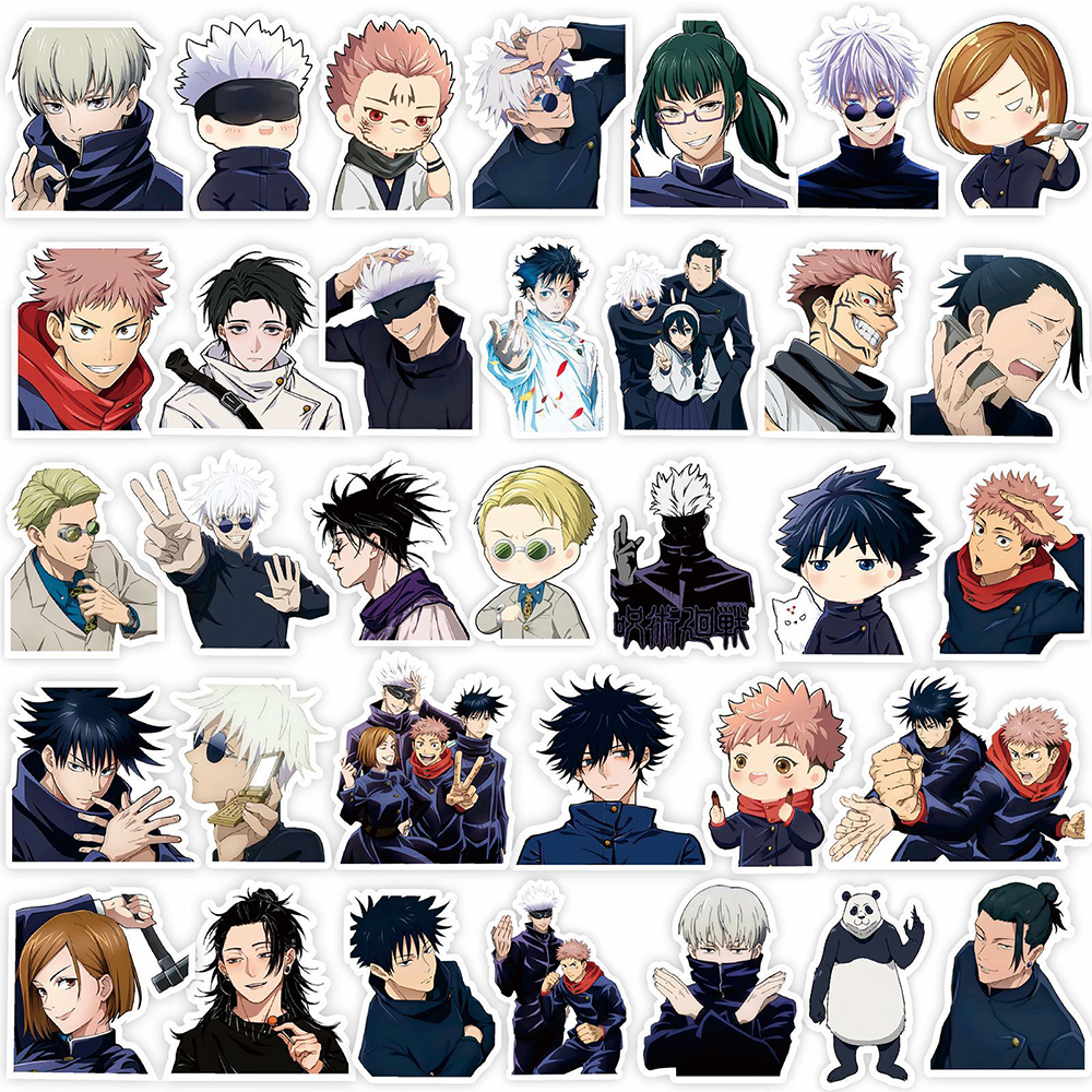 80pcs Cartoon Jujutsu Kaisen A - Car Accessories Cute avaliação e preço