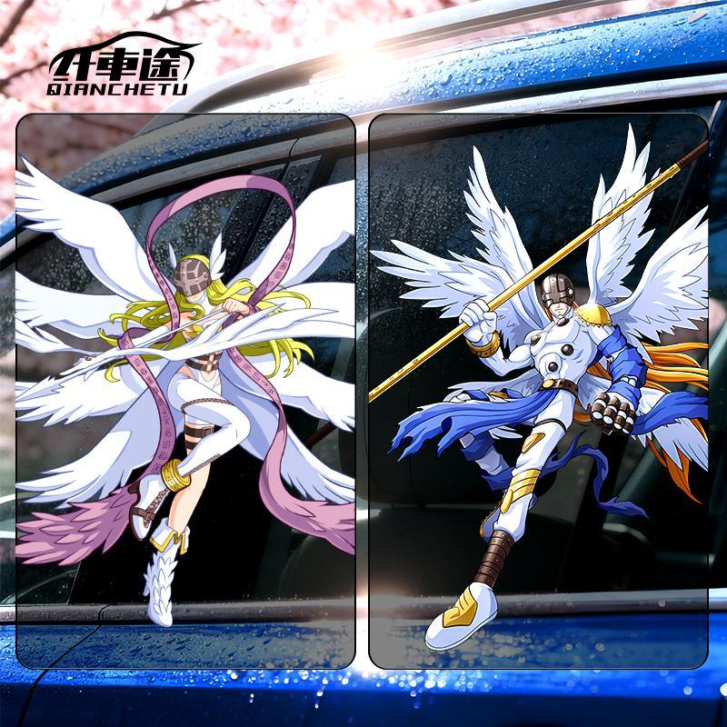 Digimon Car Sticker Cute Fashi - Car Accessories Cute avaliação e preço