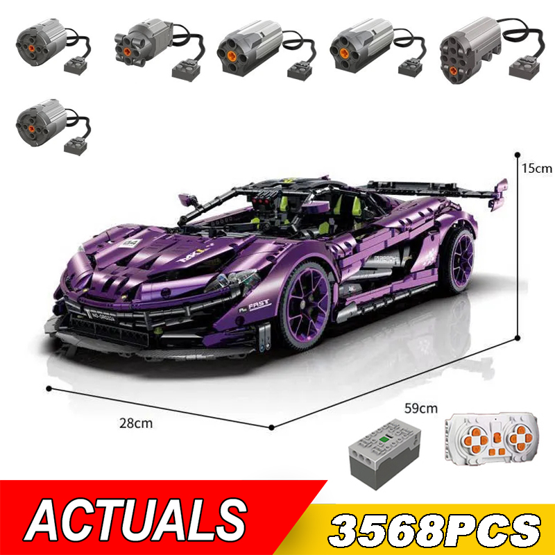 3568pcs RC Technical Remote Co - Car Accessories For Boys avaliação e preço
