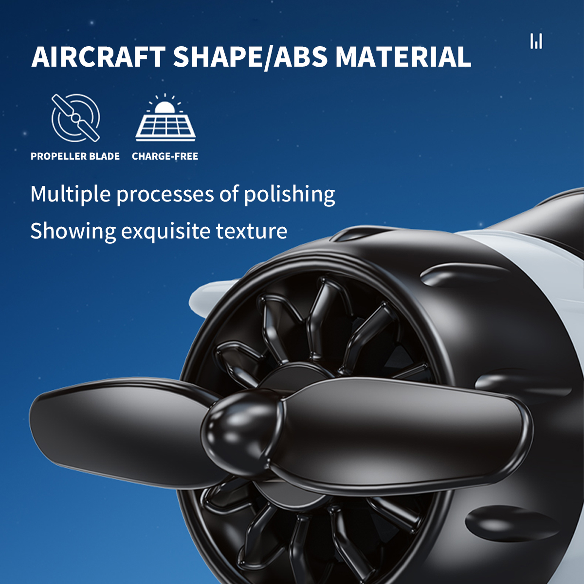 Motor Solar Airplane Ornaments - Car Accessories Papar avaliação e preço