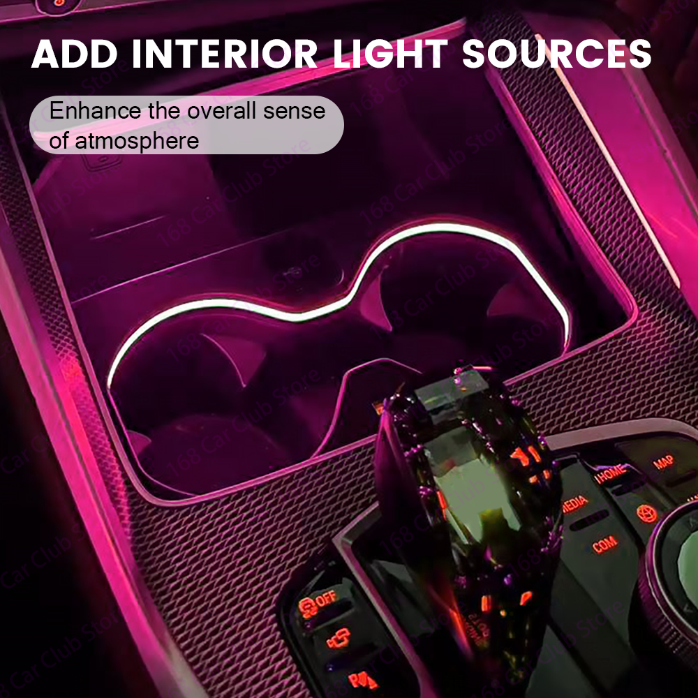 LED 11 Colour Cup Holder Light - Car Accessories Light avaliação e preço