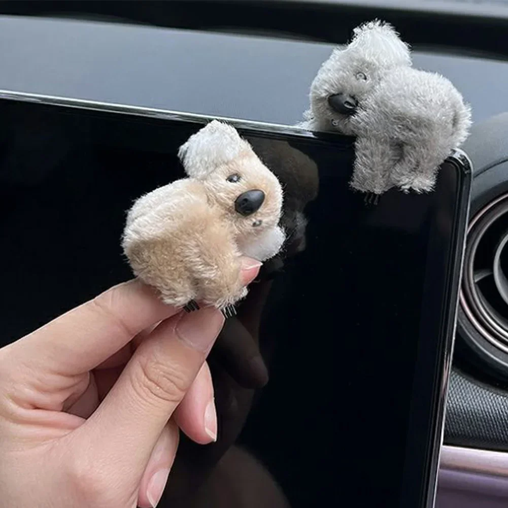 2PCS Cute Plush Koala Rearview - Car Accessories Papar avaliação e preço