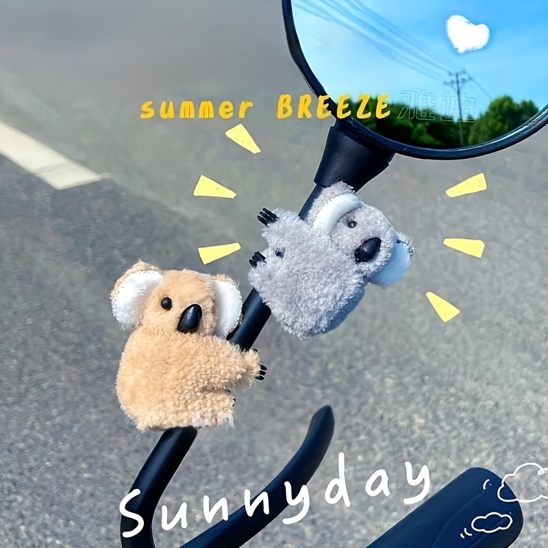 2PCS Cute Plush Koala Rearview - Car Accessories Papar avaliação e preço