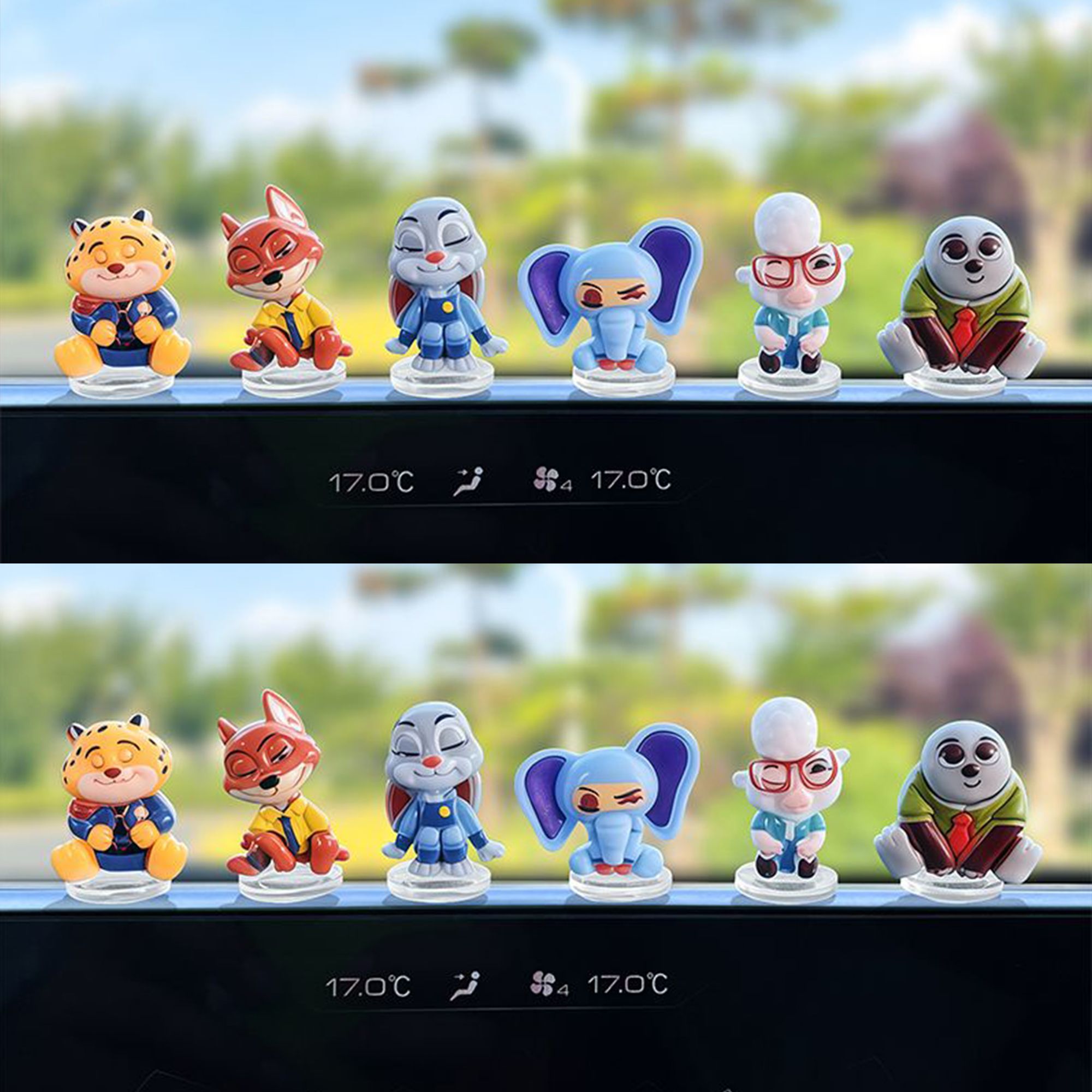 Zootopia cartoon car ornament  - Car Accessories For Decoration avaliação e preço