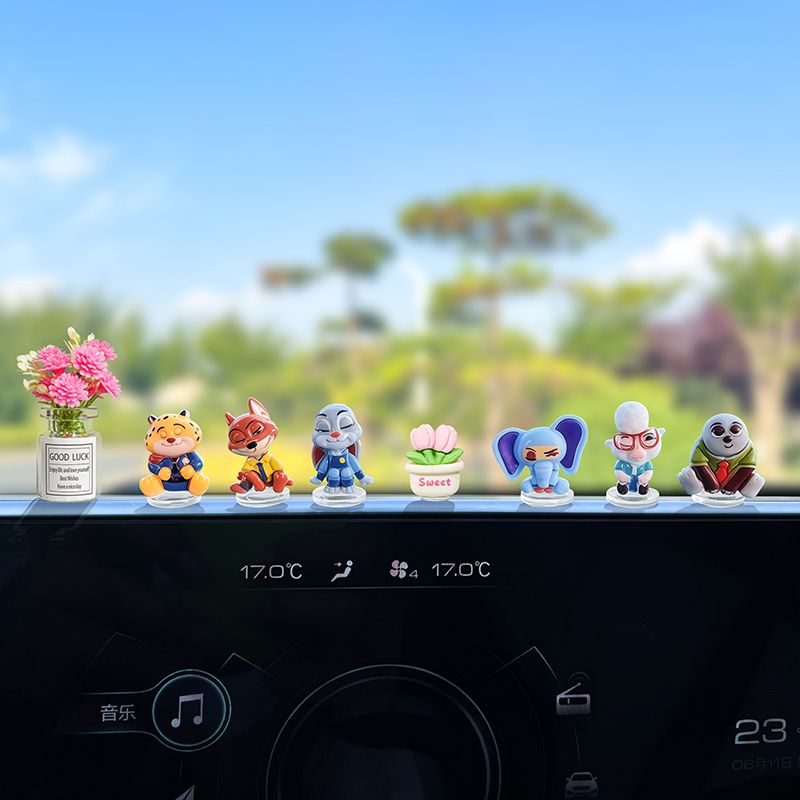 Zootopia cartoon car ornament  - Car Accessories For Decoration avaliação e preço