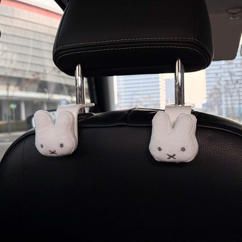 Miffy creative car hook with   - Car Accessories For Decoration avaliação e preço
