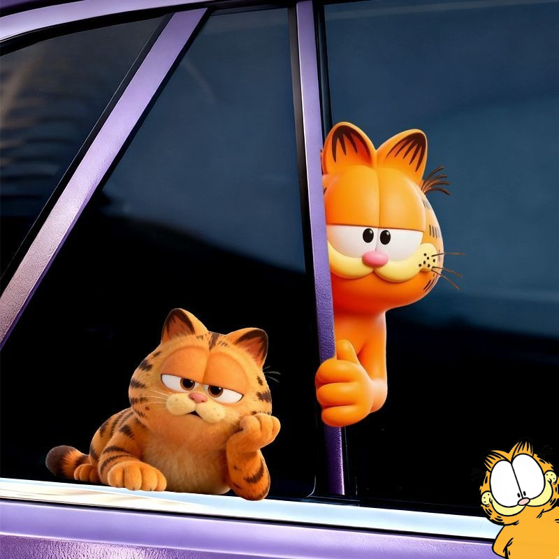 Garfield anime cartoon cute fu - Car Accessories Kit avaliação e preço