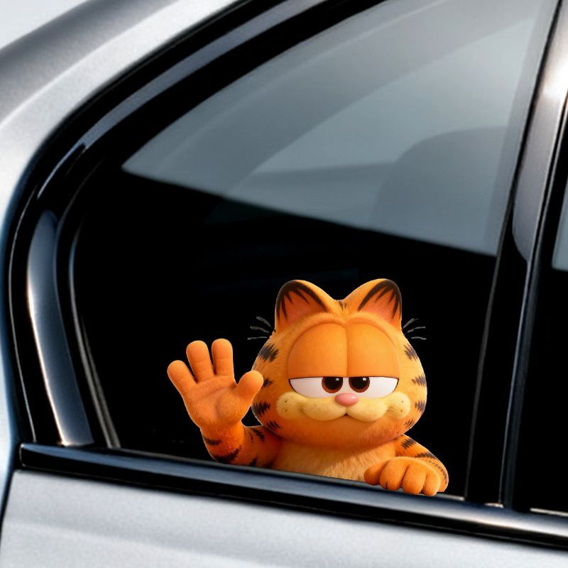 Garfield anime cartoon cute fu - Car Accessories Kit avaliação e preço