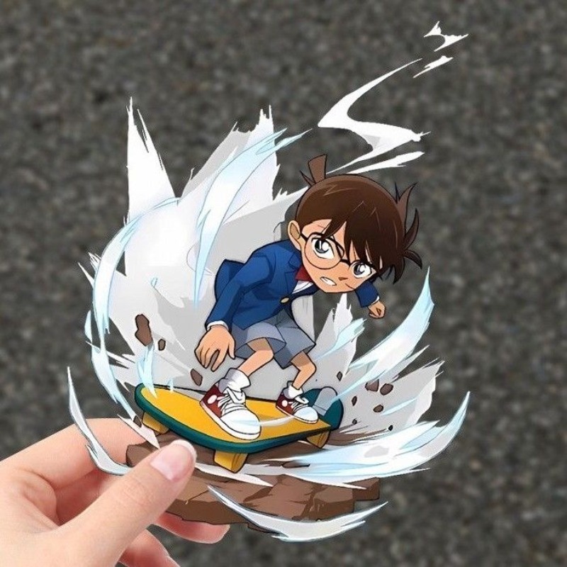 Detective Conan Cartoon Skateb - Car Accessories For Decoration avaliação e preço