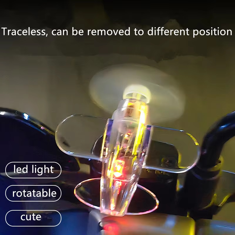 Wind Powered LED Airplane Orna - Car Accessories Light avaliação e preço