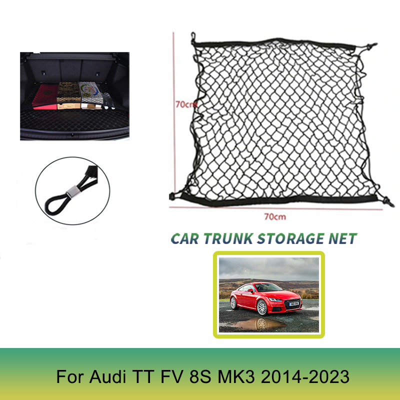 4 HooK 70x70 CM Car Trunk Net  - Car Cargo Net Trunk avaliação e preço