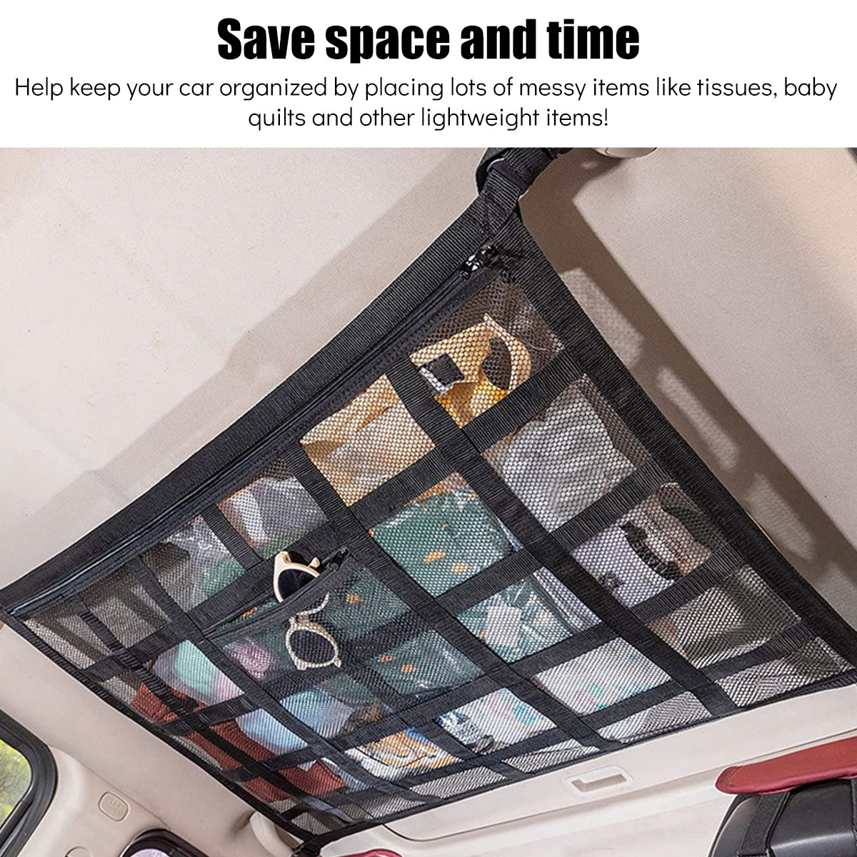 Car Ceiling Cargo Net Strong L - Car Cargo Net Trunk avaliação e preço