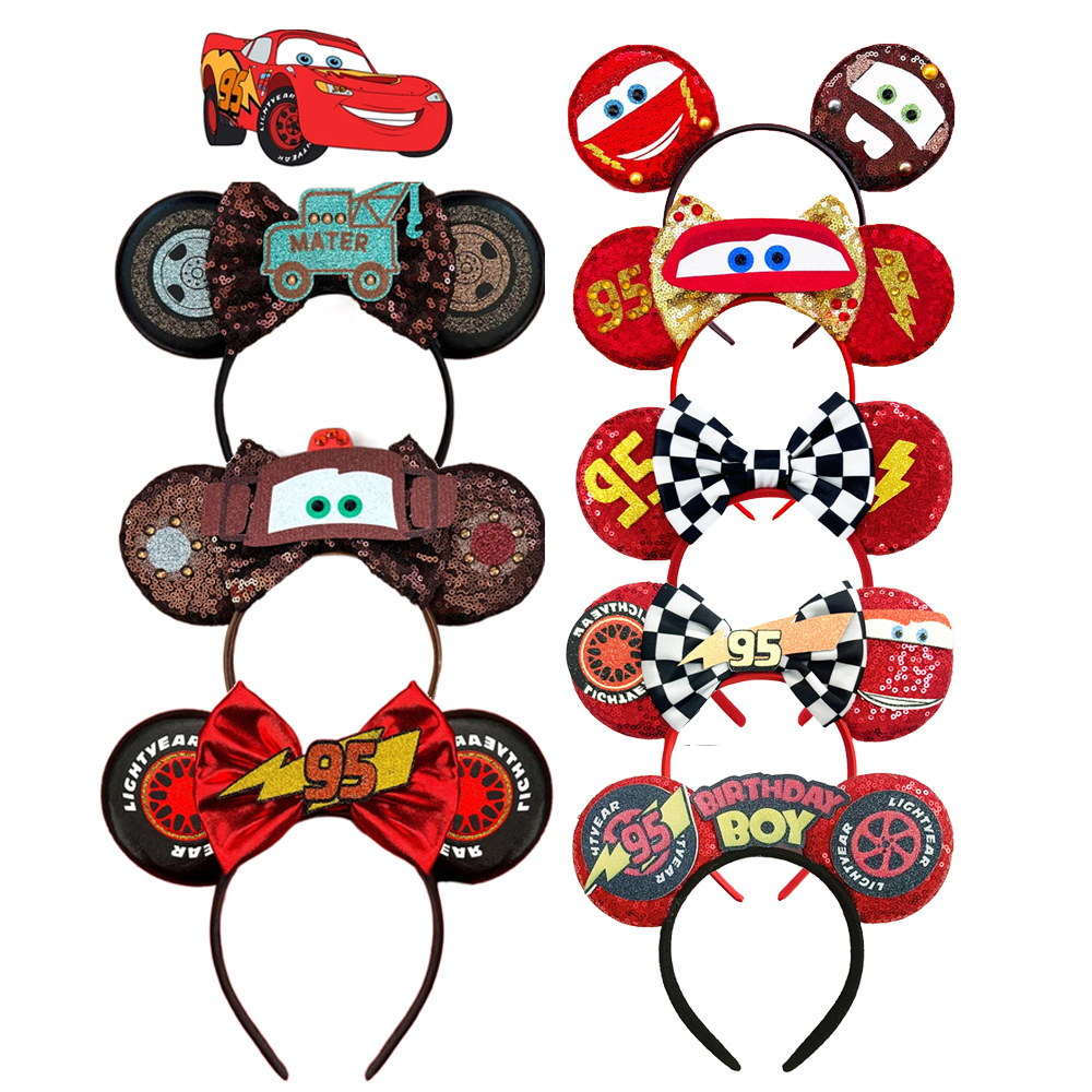 Cars Mickey Mouse Ear Headband - Car Accessories For Boys avaliação e preço